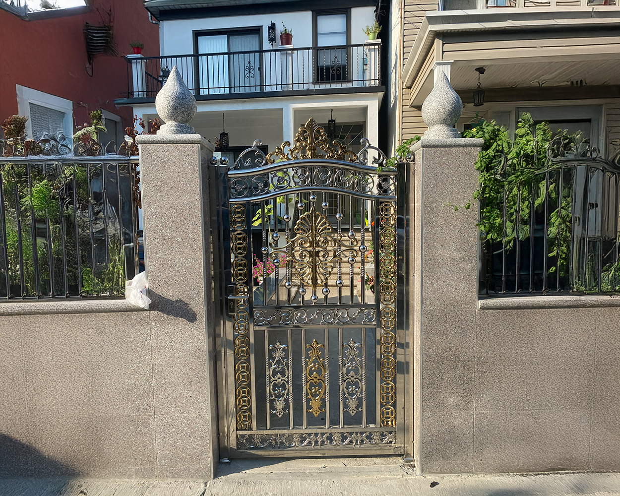 Royal Crest Ornamental Stainless Steel Walk Gate